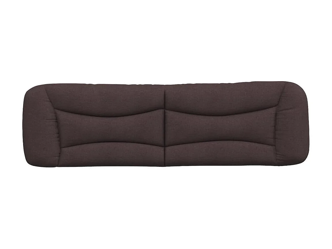 Testata del letto | Cuscino Testiera Marrone Scuro 180 cm in Tessuto