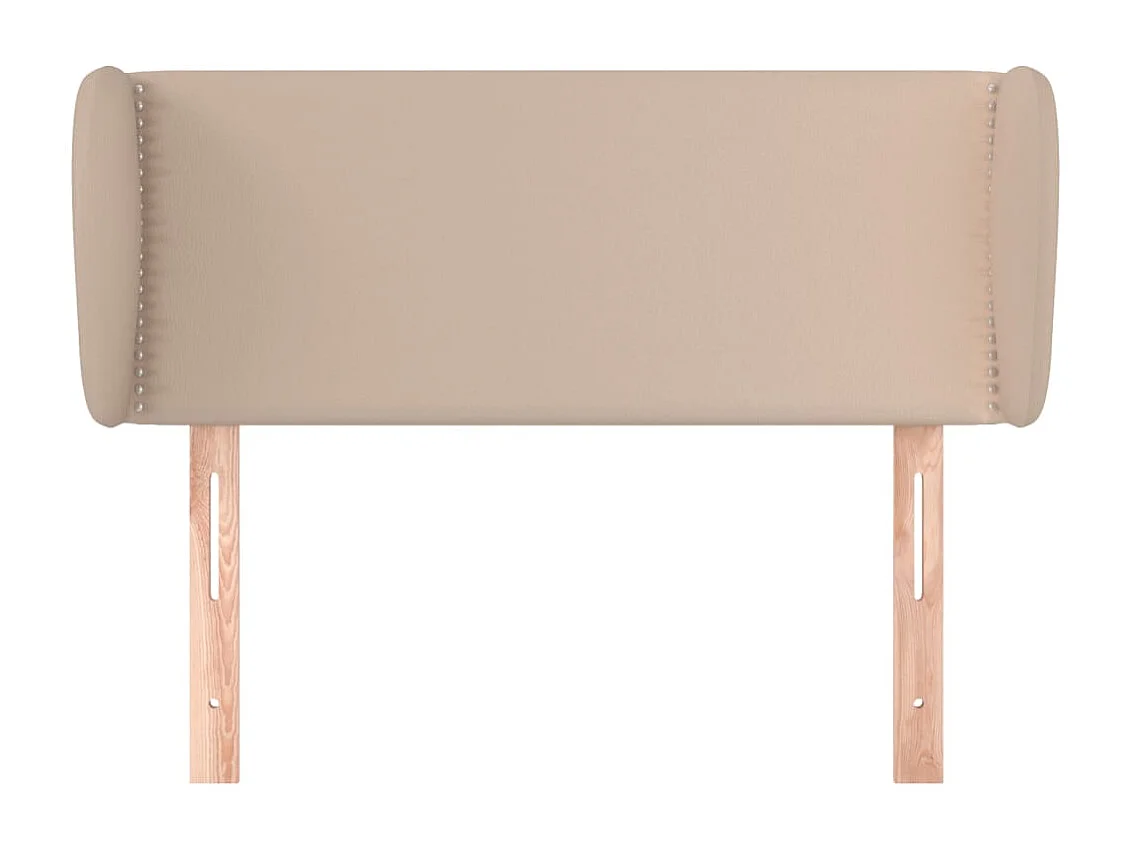 Testiera | Testata del letto ad Orecchio Cappuccino 83x23x78/88 cm in Similpelle