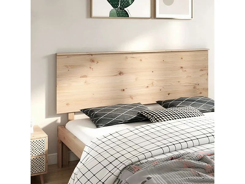Testiera | Testata del letto per Letto 184x6x82,5 cm Legno Massello di Pino