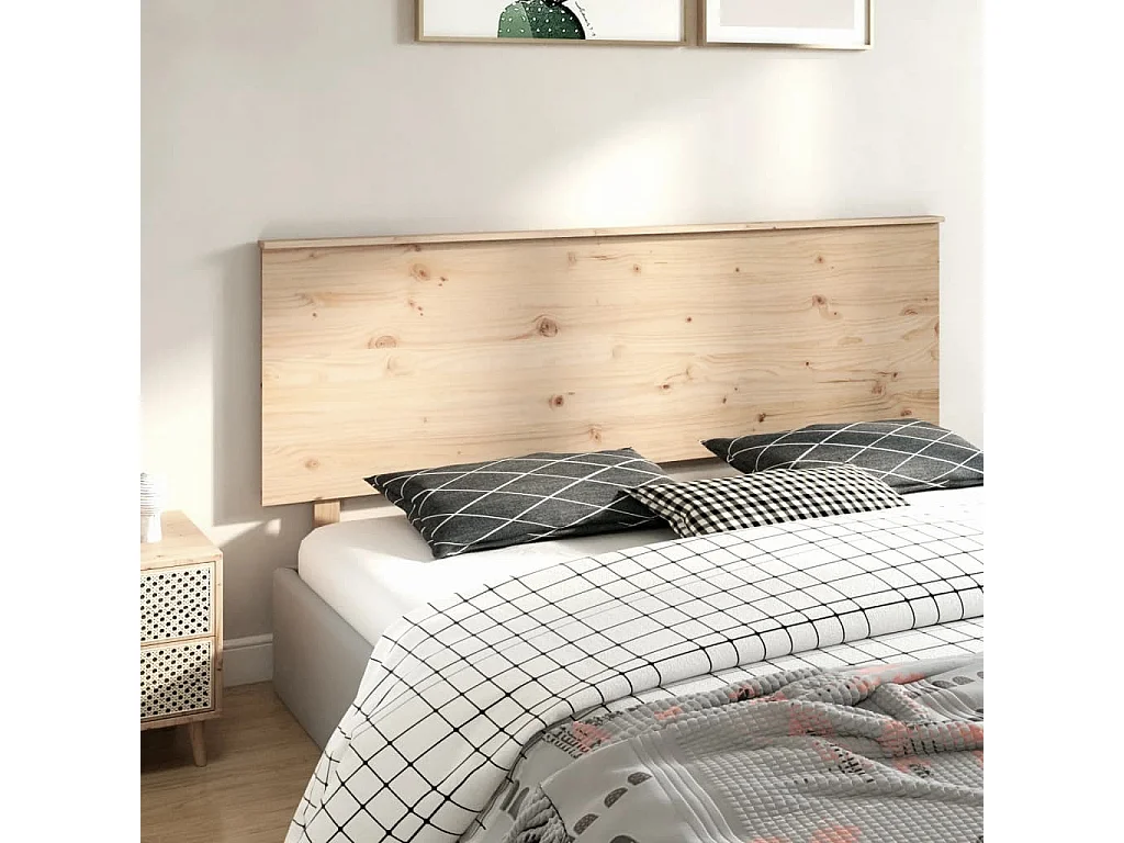 Tête de lit 184x6x82,5 cm Bois massif de pin QED47241