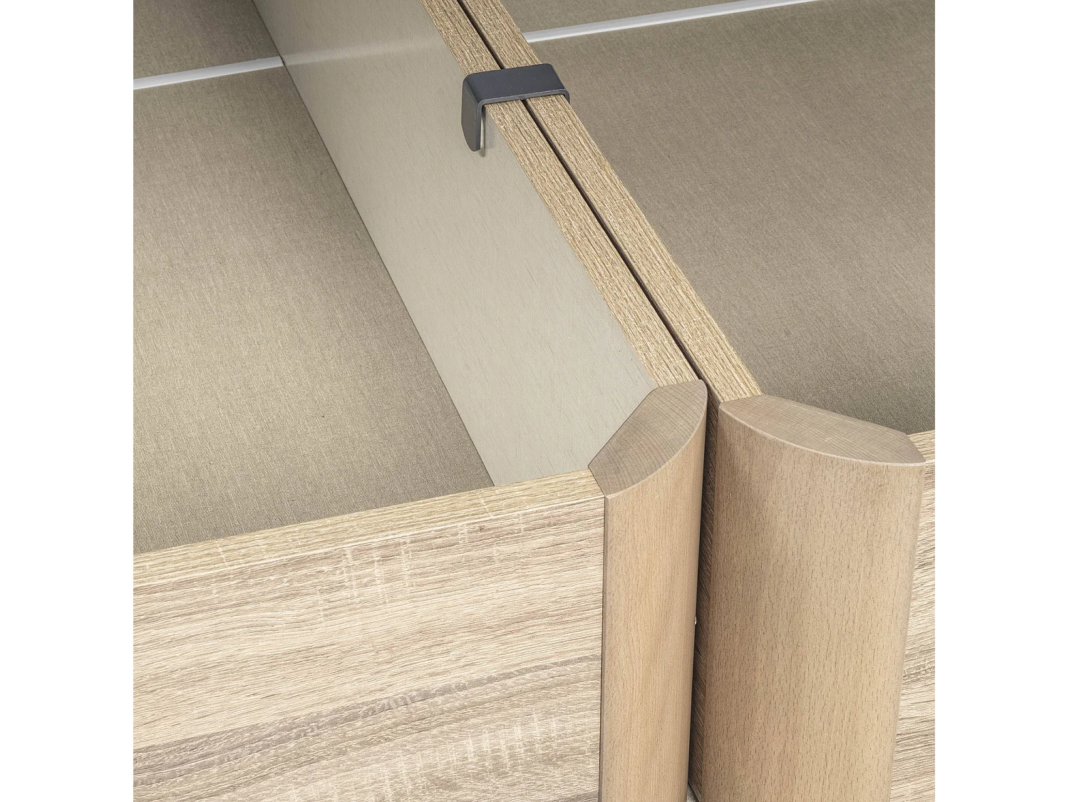 Pack colchón y canapé de 150 x 200 cm de muelles ensacados de 64 cm - PACK SATURN NATURAL de PIKOLIN