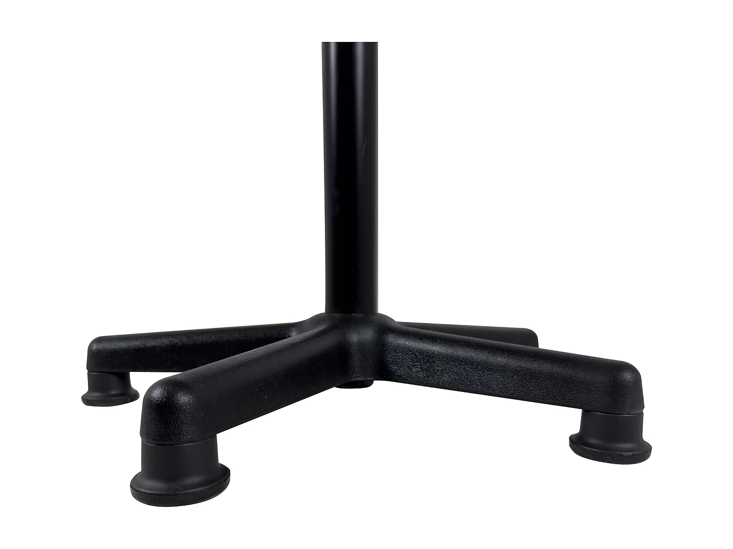 Tabouret travail caisse comptoir simili rembourré pivotant hauteur réglable 61-81 cm YÉ+ (gris noir)