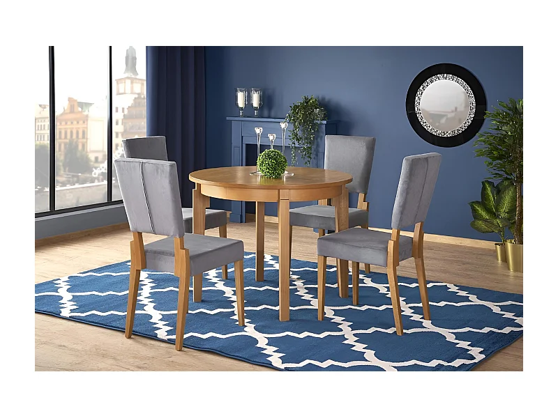 Mesa de comedor Sorbus/madera/beige