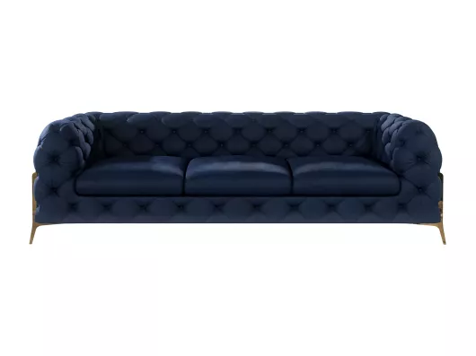 Kauf Unique Ulysses 3-Sitzer Chesterfield Sofa mit Goldene Metall Füßen