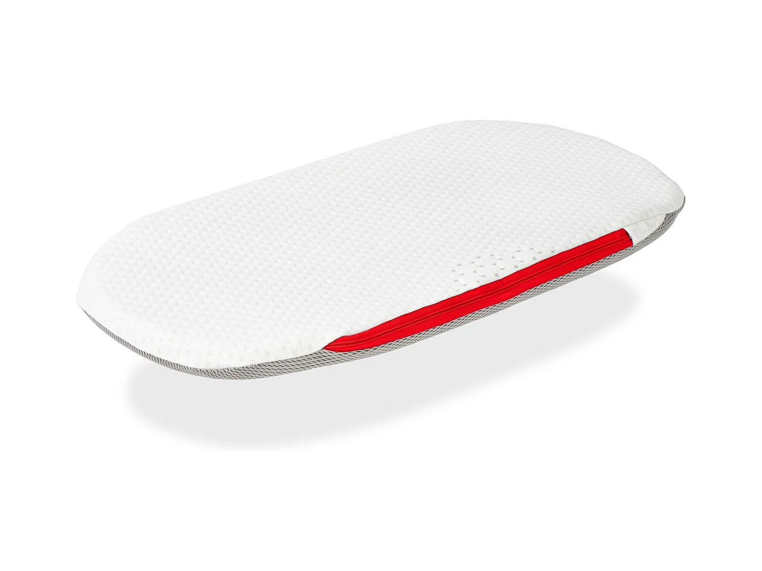 Matelas de Couffin 75x40 Epaisseur 3 CM 2 in 1:Matelas pour Landau,Nacelle,Berceau + protège matrelas- Déhoussable, Noyau en mousse perforée et Respirant