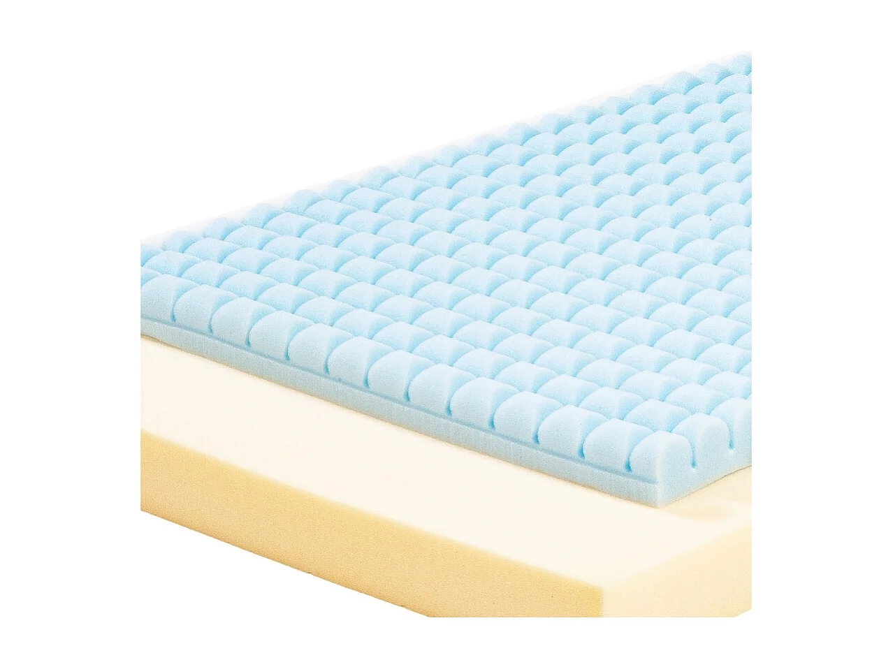 Matelas Mini Berceau 90X40 EKO MINI BUNNY.Epaisseur 7  Noyaux en mousse avec canaux de ventilation et Coco Naturel