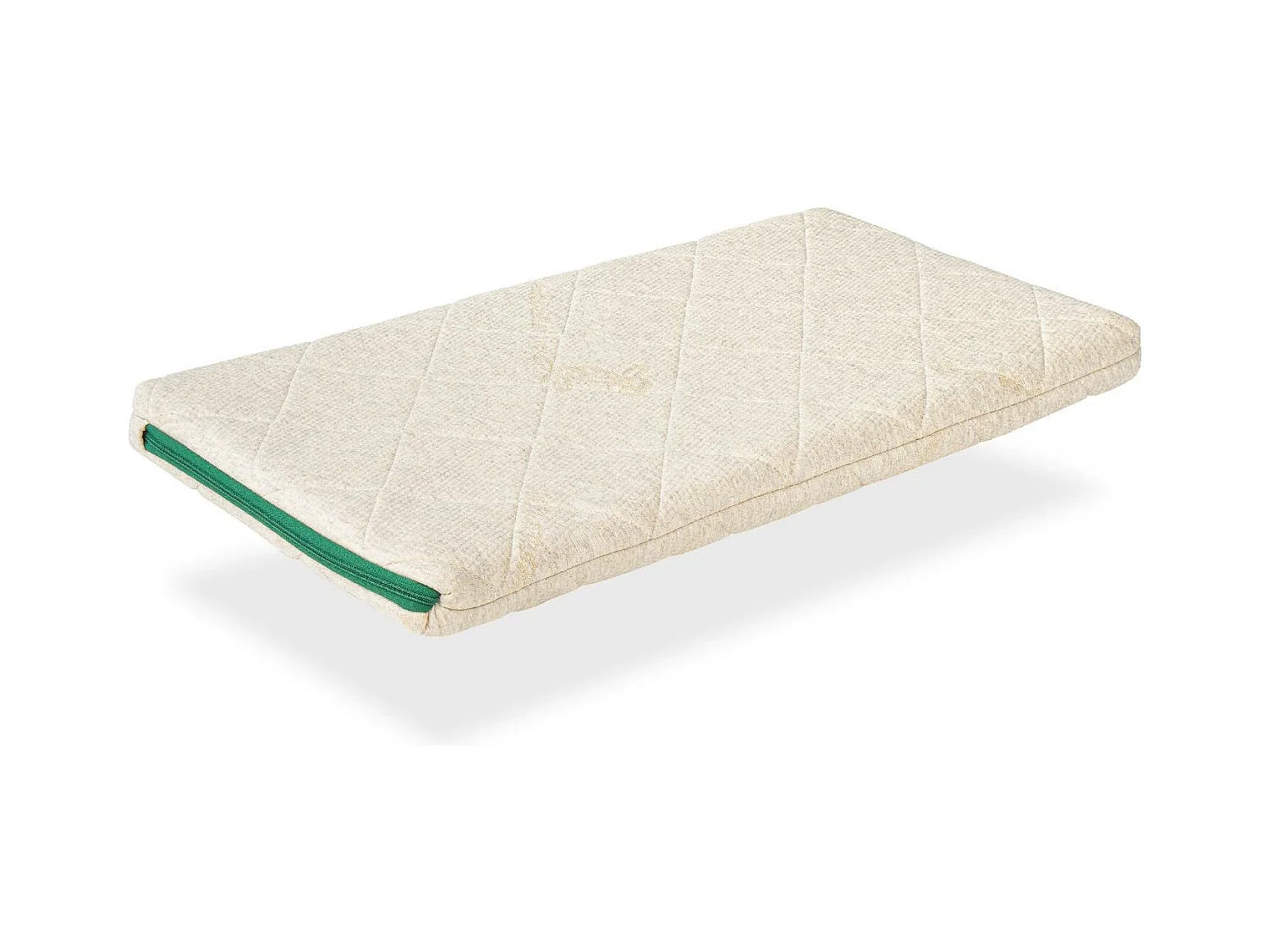 Matratze Mini Crib 80x40 Eko-Mini Bunny Höhe 7cm Schaumstoffkern mit Lüftungskanälen und Natural Coco
