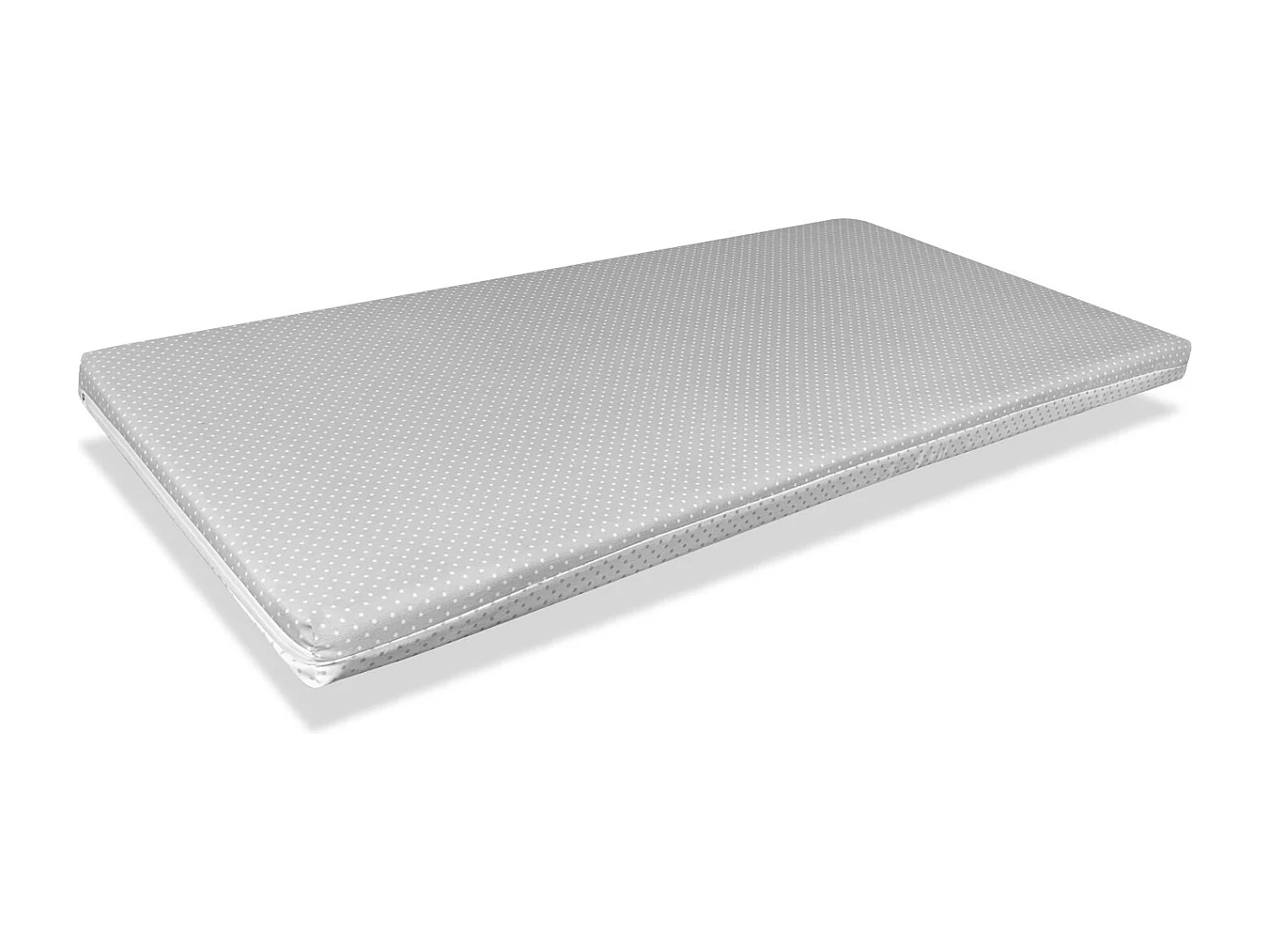 TRAVEL COT Babymatratze 120x60x5 GRAU - Herausnehmbar, waschbar und leicht zu transportieren