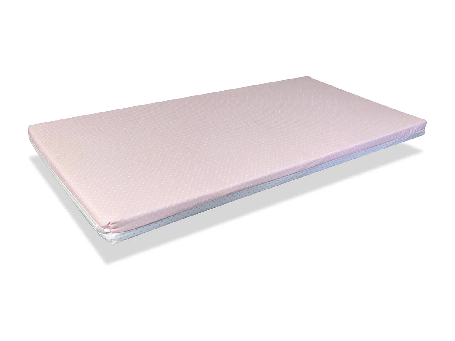 TRAVEL COT Babymatratze 120x60x5 PINK - Herausnehmbar, waschbar und leicht zu transportieren