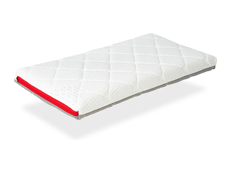 Matelas Bébé Berceau 75x52 épaisseur 7 CM MINI DUO BABY - Déhoussable,lavable, à mémoire et respirant