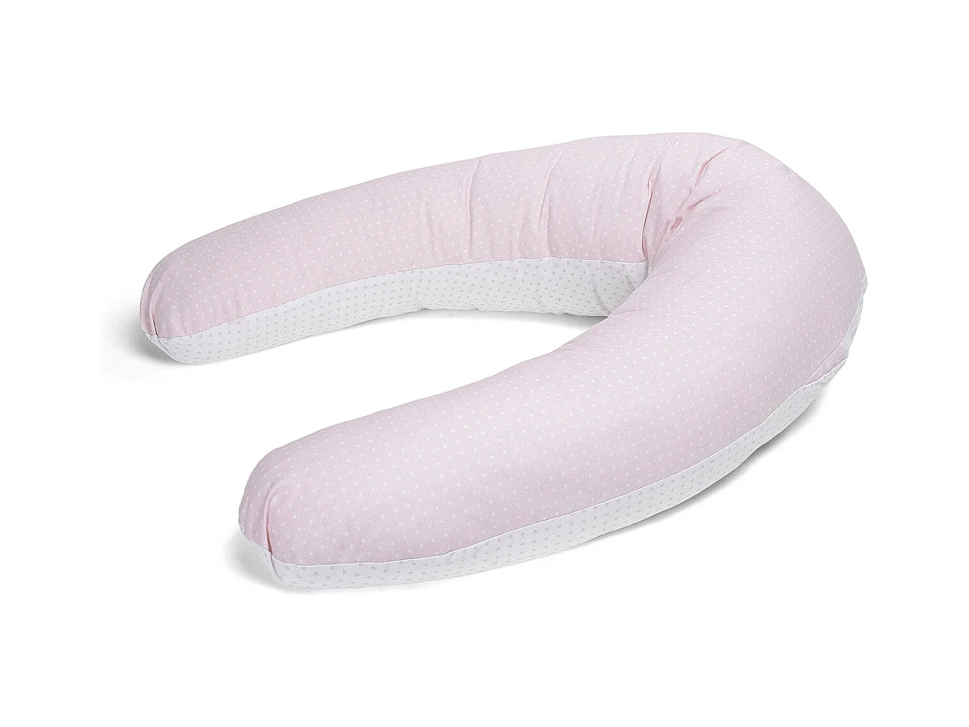 Coussin de maternité et d'allaitement Bebe évolutif  ROSE 160 CM - Déhoussable avec remplissage mircrofibres