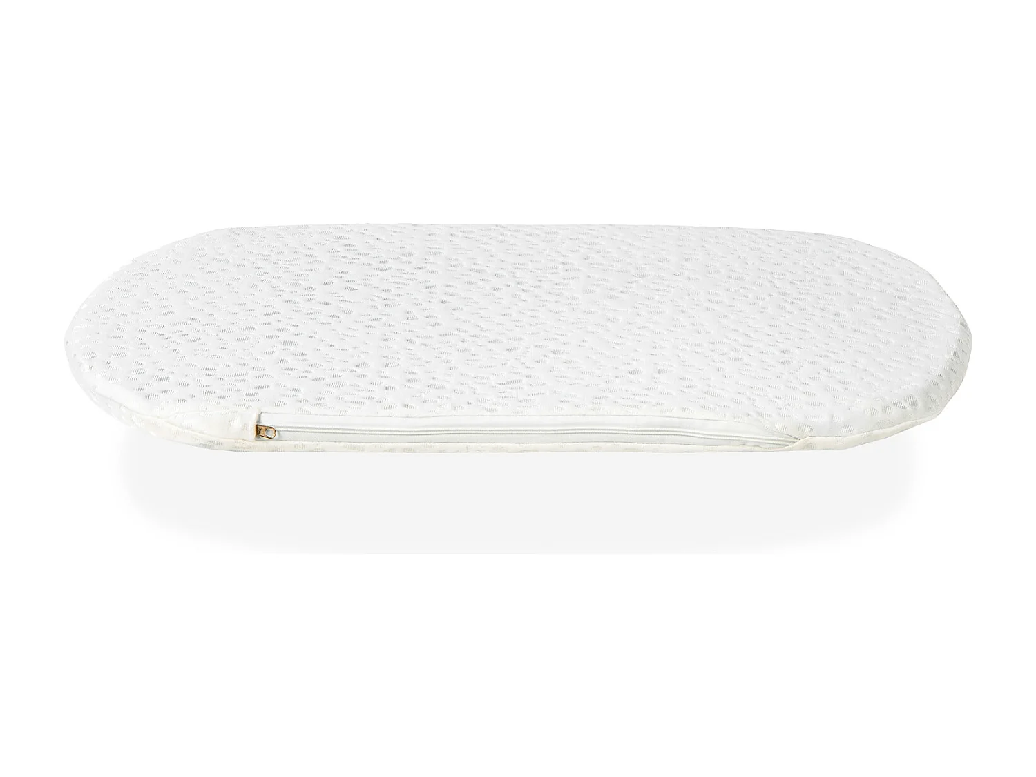 Babywanne Matratze 72x33 - 3 CM 2 in 1 - Matratze für Kinderwagen, Babywanne, Wiege Herausnehmbar + Schoner. Perforierter Schaumkern. atmungsaktiv