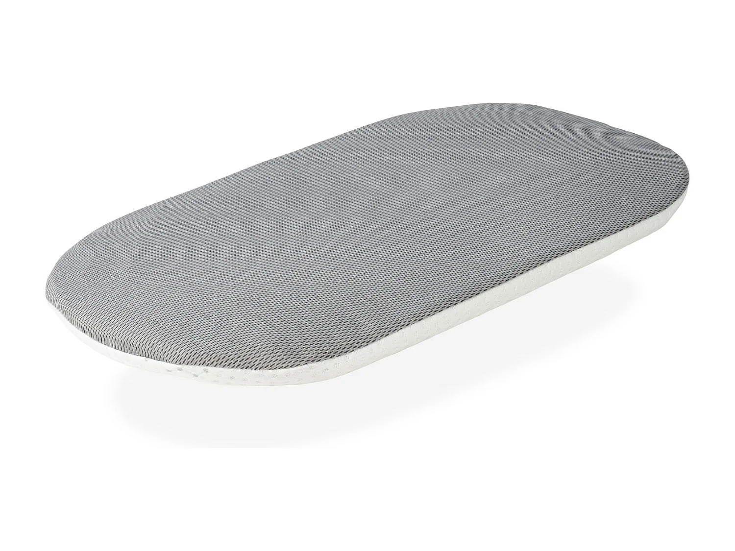 Babywanne Matratze 72x33 - 3 CM 2 in 1 - Matratze für Kinderwagen, Babywanne, Wiege Herausnehmbar + Schoner. Perforierter Schaumkern. atmungsaktiv