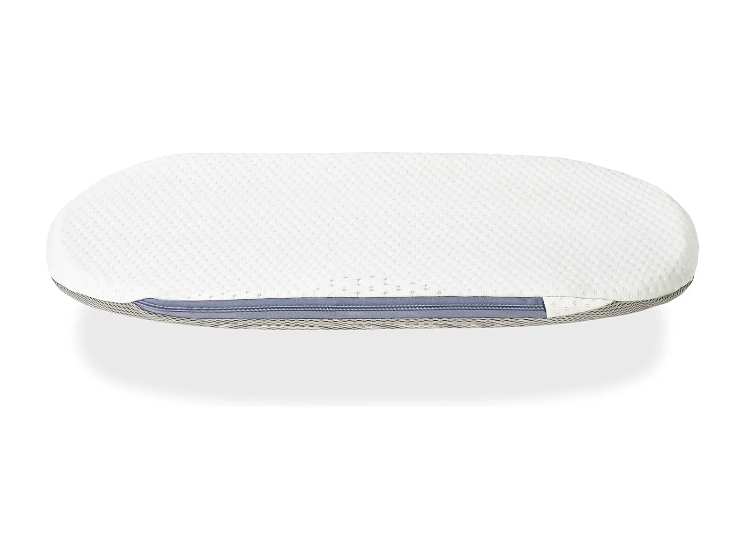 Atmungsaktive Babywannenmatratze 78X33 - 3 CM 2 in 1 - Matratze für Kinderwagen, Babywanne, herausnehmbare Wiege + Schoner. Perforierter Schaumkern. Anpassungsfähig