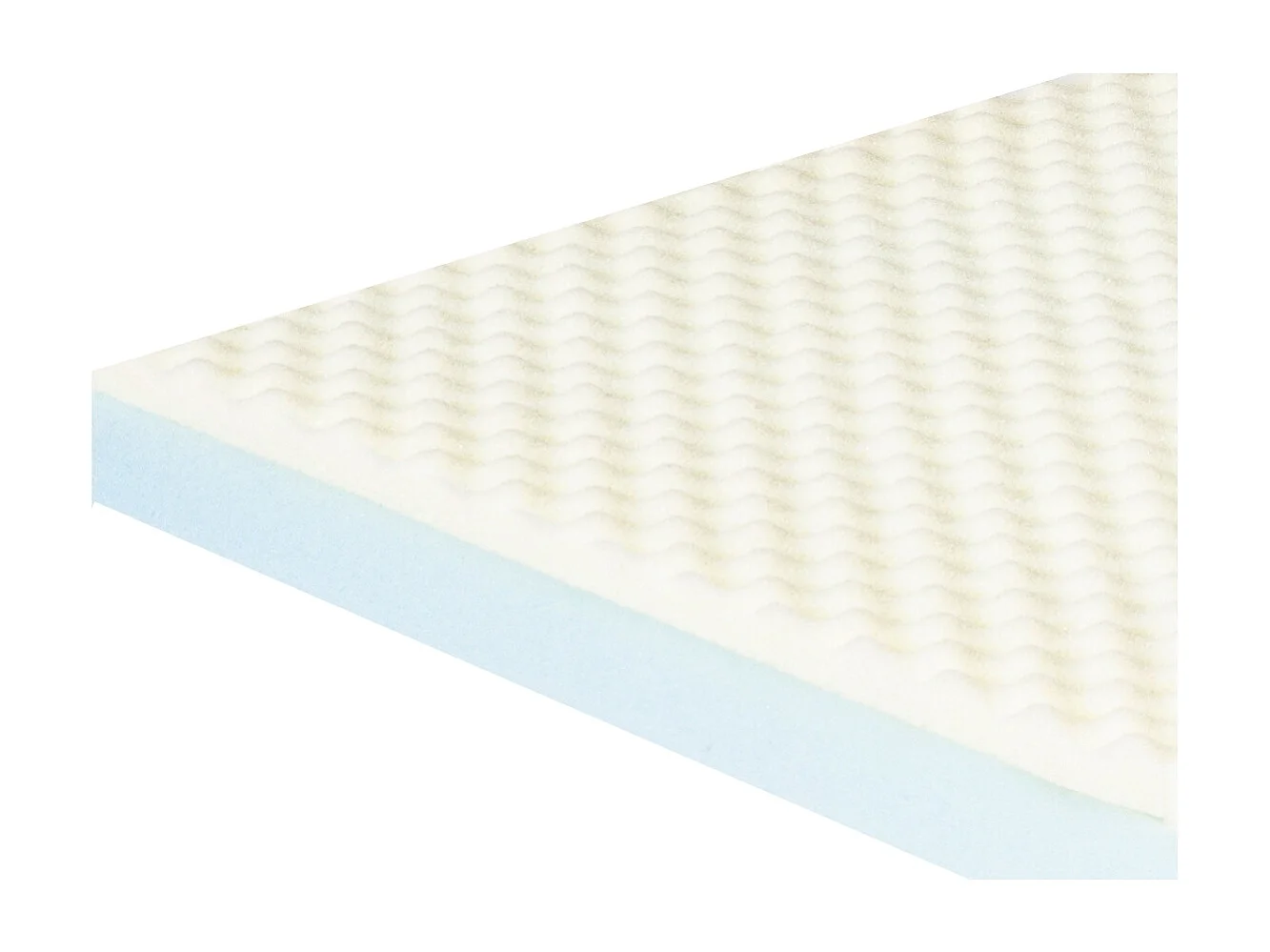 Miniwiegematratze  80X50 Höhe 7 CM MINI DUO BABY - Herausnehmbar, waschbar, Memory Foam und atmungsaktiv