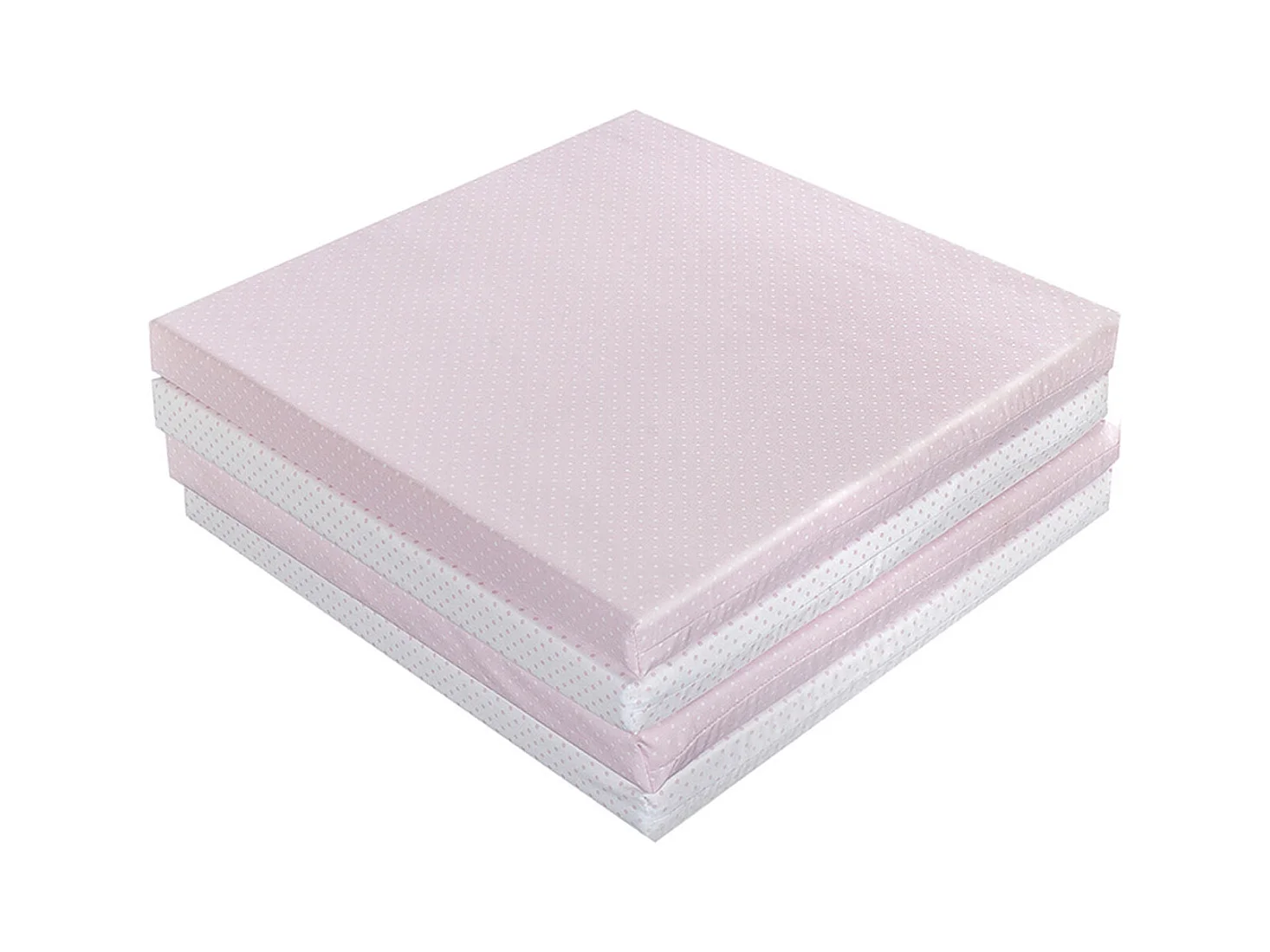 ROSA Babyspielmatte 120x120x5 cm. Abnehmbar und faltbar. 3 in 1