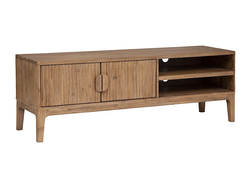 Meuble TV 2 Portes Design "Sabor" 160cm Beige