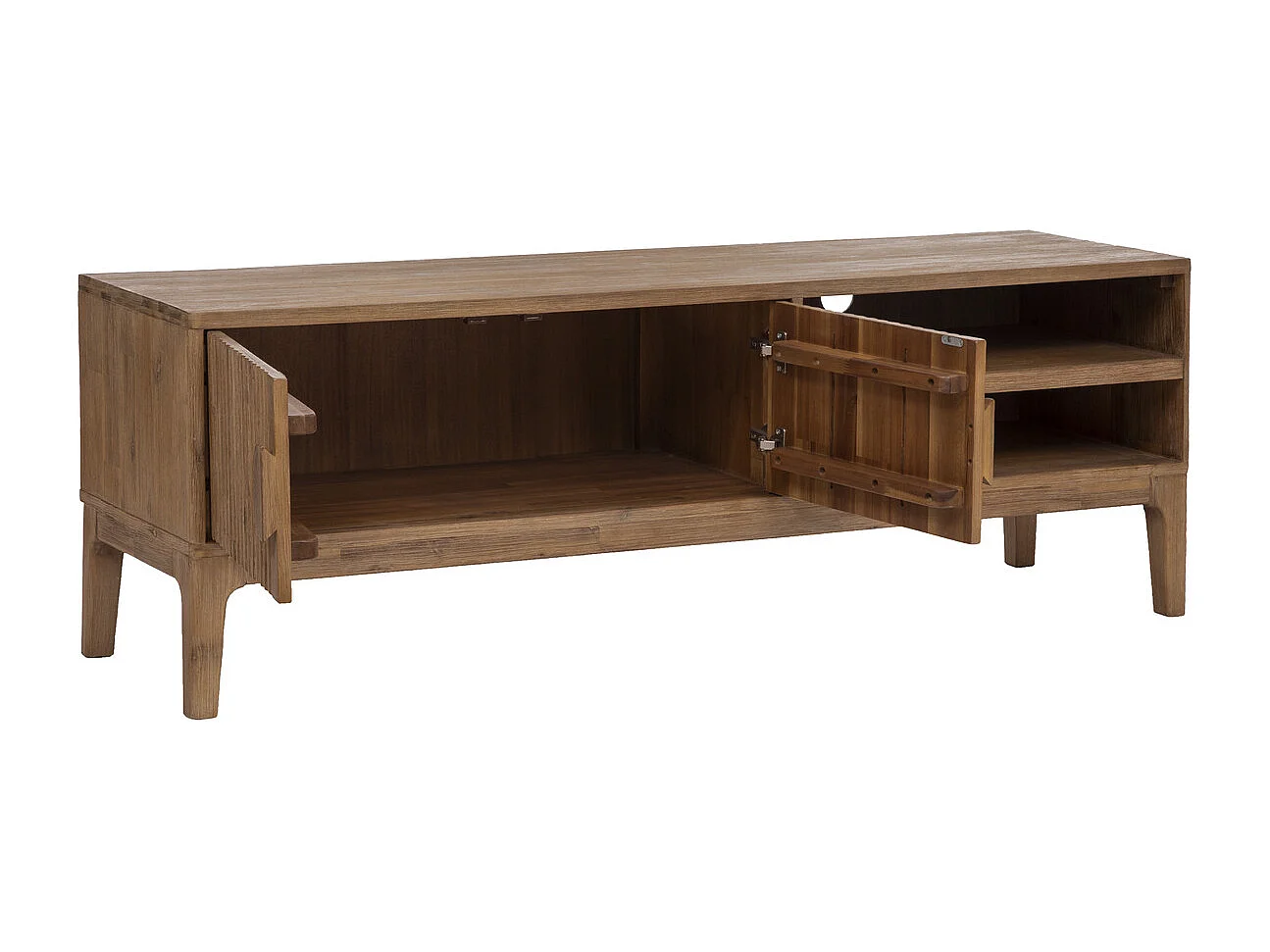 Meuble TV 2 Portes Design "Sabor" 160cm Beige