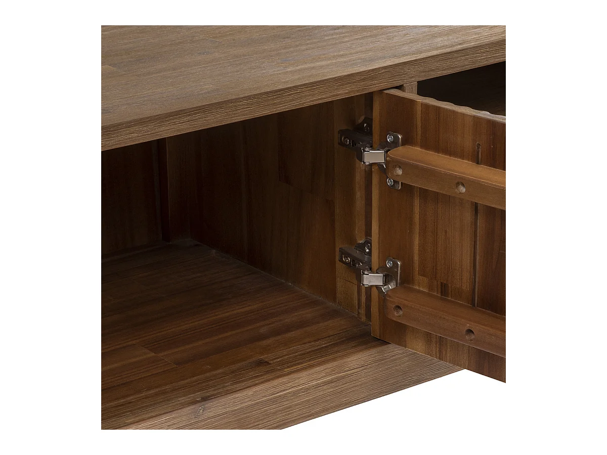 Meuble TV 2 Portes Design "Sabor" 160cm Beige