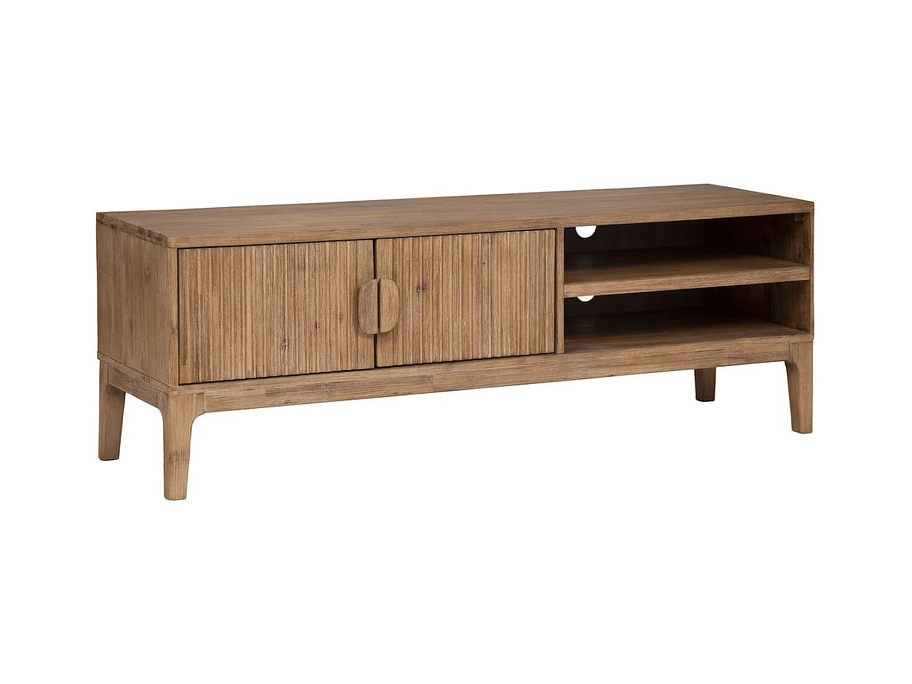 Meuble TV 2 Portes Design "Sabor" 160cm Beige