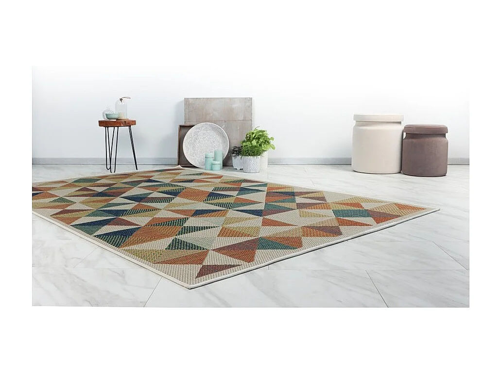 Tappeto 170x120cm, design C303I colori multicolori - Comfort ed eleganza per il tuo interno.