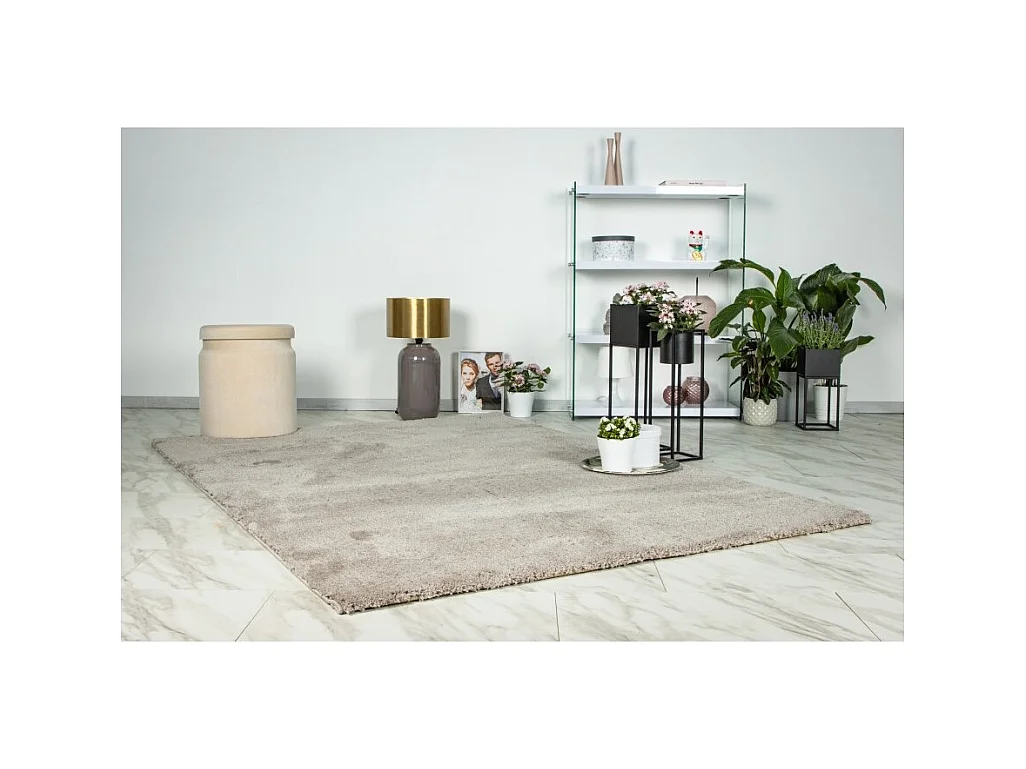 Teppich 290x200cm, Design D005M in Beigetönen - Komfort und Eleganz für Ihr Interieur