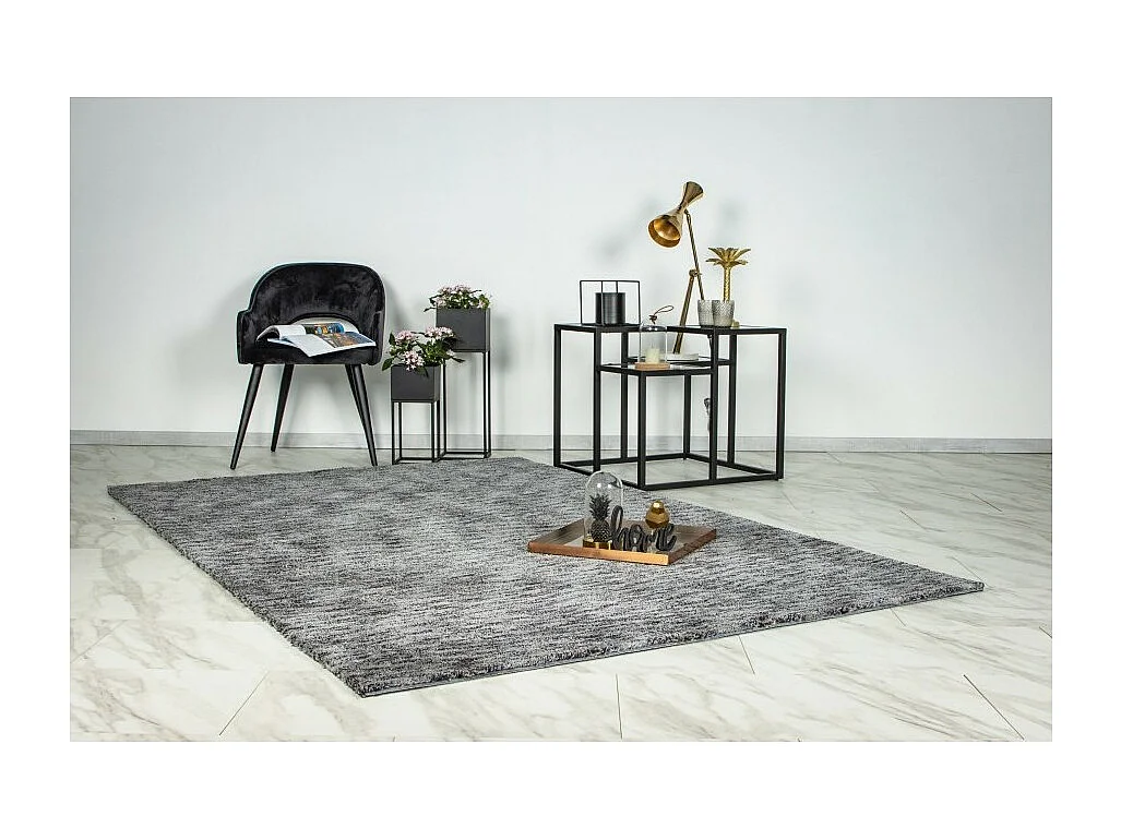 Teppich 170x120 cm – Design C007Y Farbe Silber – Eleganz und Komfort für Ihr Interieur