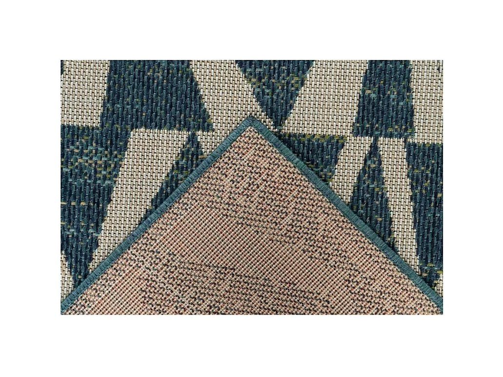 Tapijt 170x120cm, design C203I in blauwe kleur - Comfort en elegantie voor uw interieur