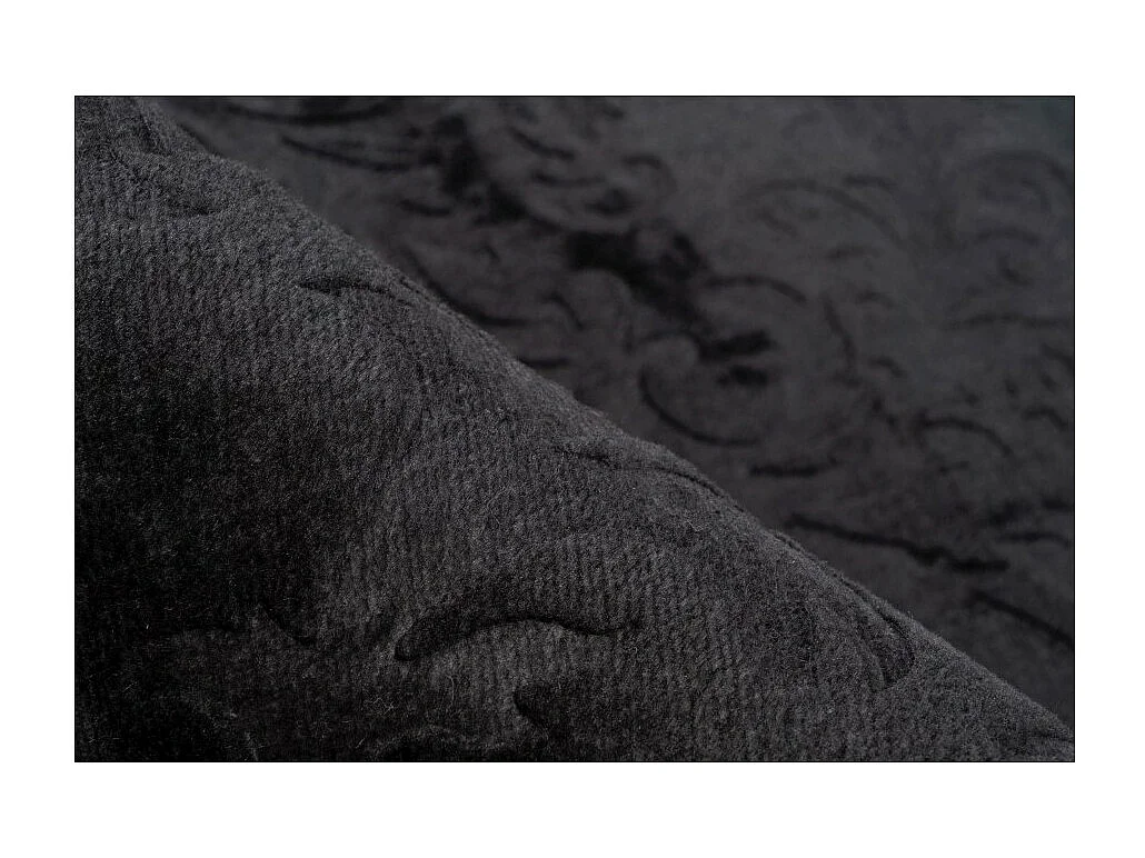 Tapis 140x80cm, design D112A coloris graphite - Confort et élégance pour votre intérieur