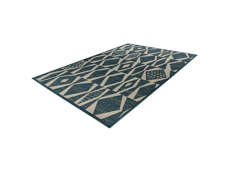 Teppich 230x160cm, Design C203I in Blau - Komfort und Eleganz für Ihr Interieur