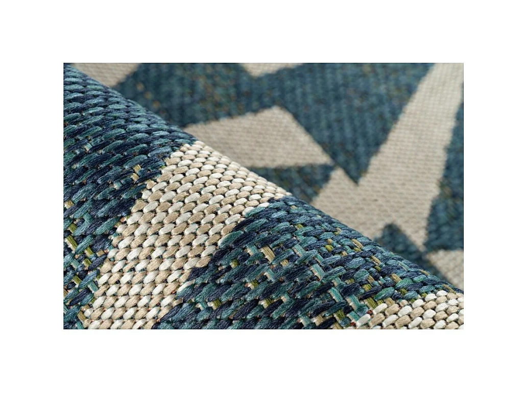 Tapijt 230x160cm, design C203I in blauwe kleur - Comfort en elegantie voor uw interieur