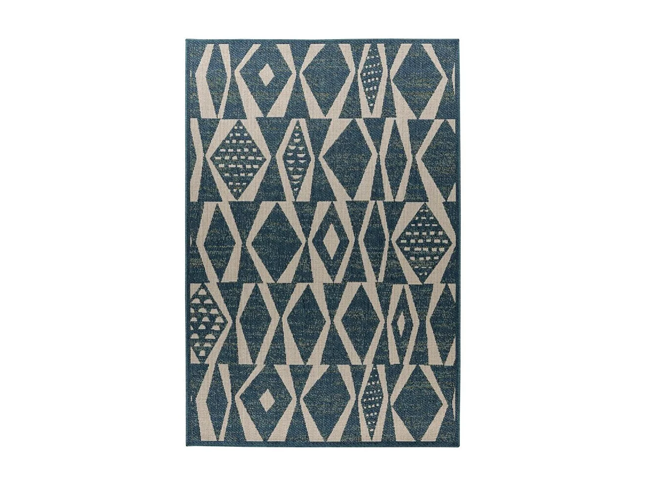 Tapis 230x160cm, design C203I coloris bleu - Confort et élégance pour votre intérieur