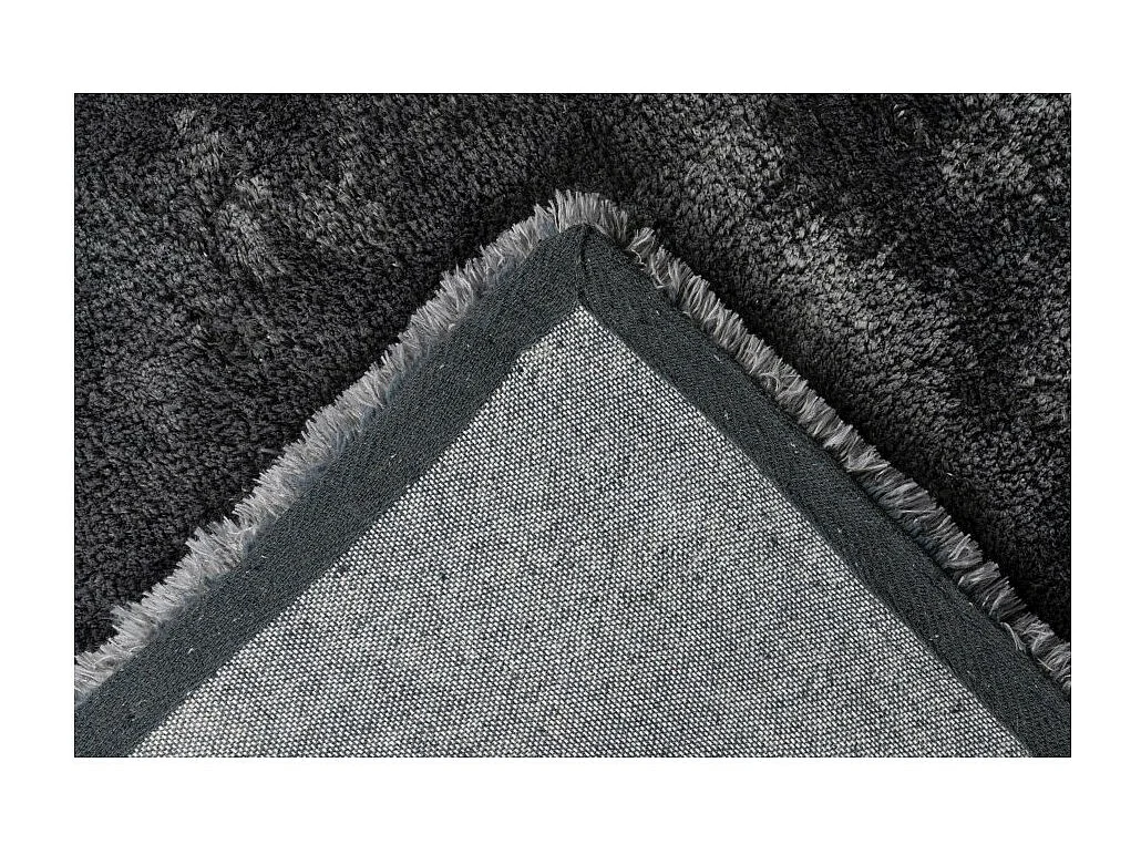 Tapis 170x120cm, design C005D coloris anthracite - Confort et élégance pour votre intérieur