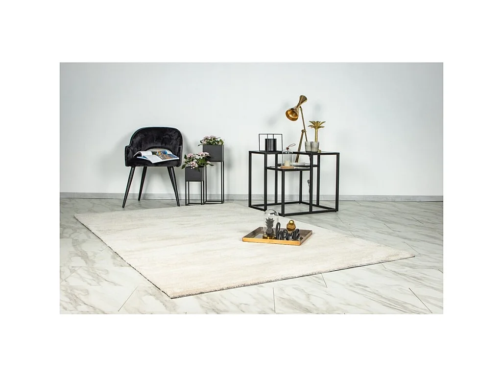 Teppich 230x160 cm – Design C007Y Farbe Elfenbein – Eleganz und Komfort für Ihr Interieur