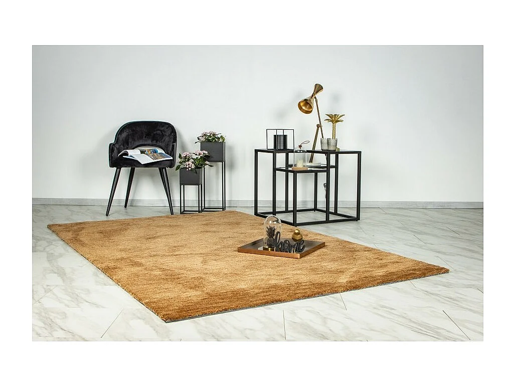 Teppich 230x160cm, Design C007Y in Kamelfarbe - Komfort und Eleganz für Ihr Interieur