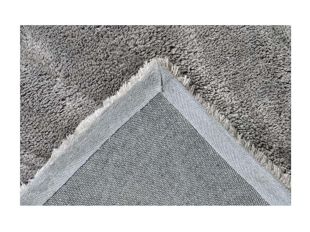 Tapete 290x200cm, design C005D na cor prata - Conforto e elegância para o seu interior