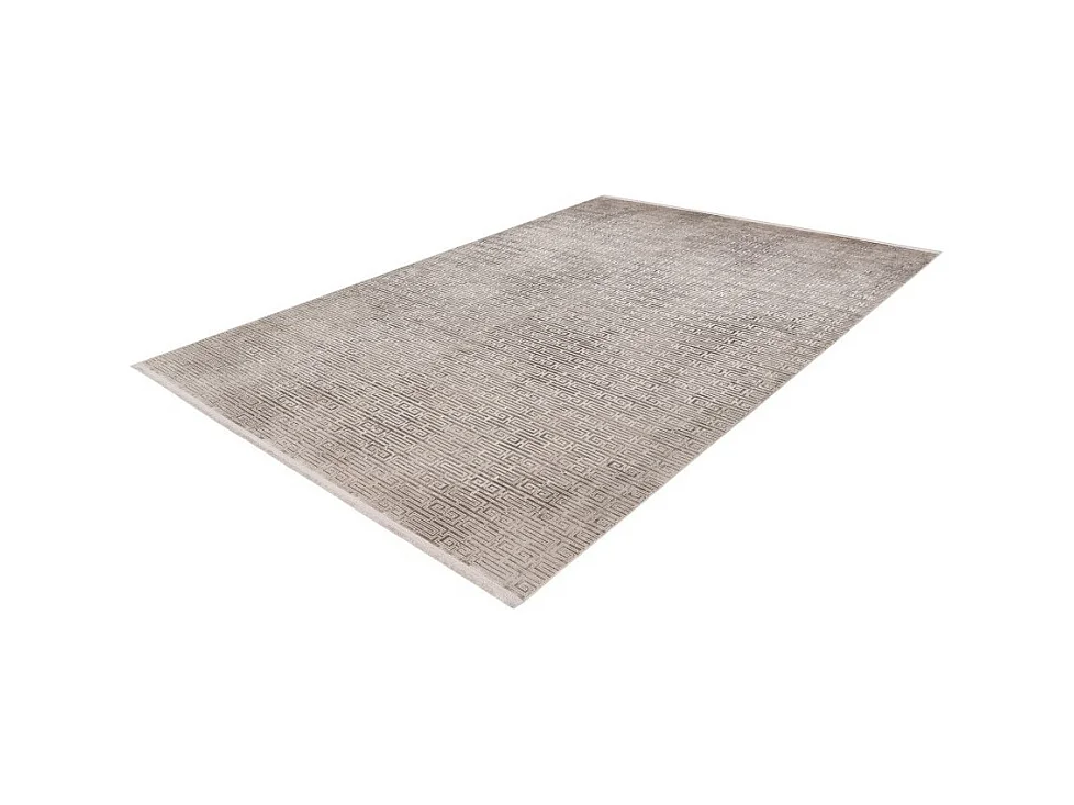 Tapis Pierre Cardin 150x80cm, design E209E coloris argent - Confort et élégance pour votre intérieur