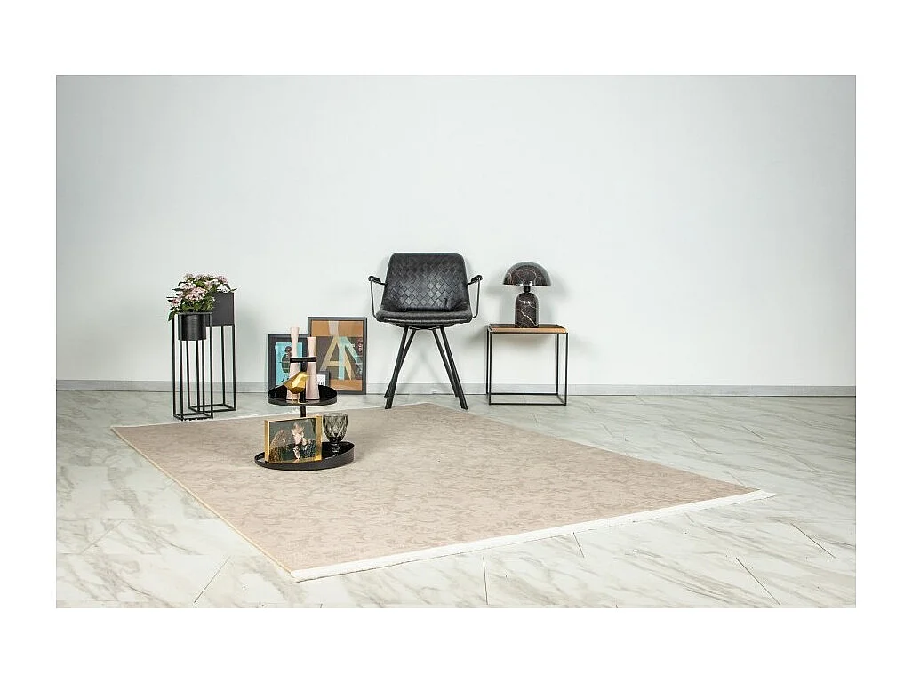 Alfombra 140x80cm, diseño D112A color topo - Confort y elegancia para su interior.