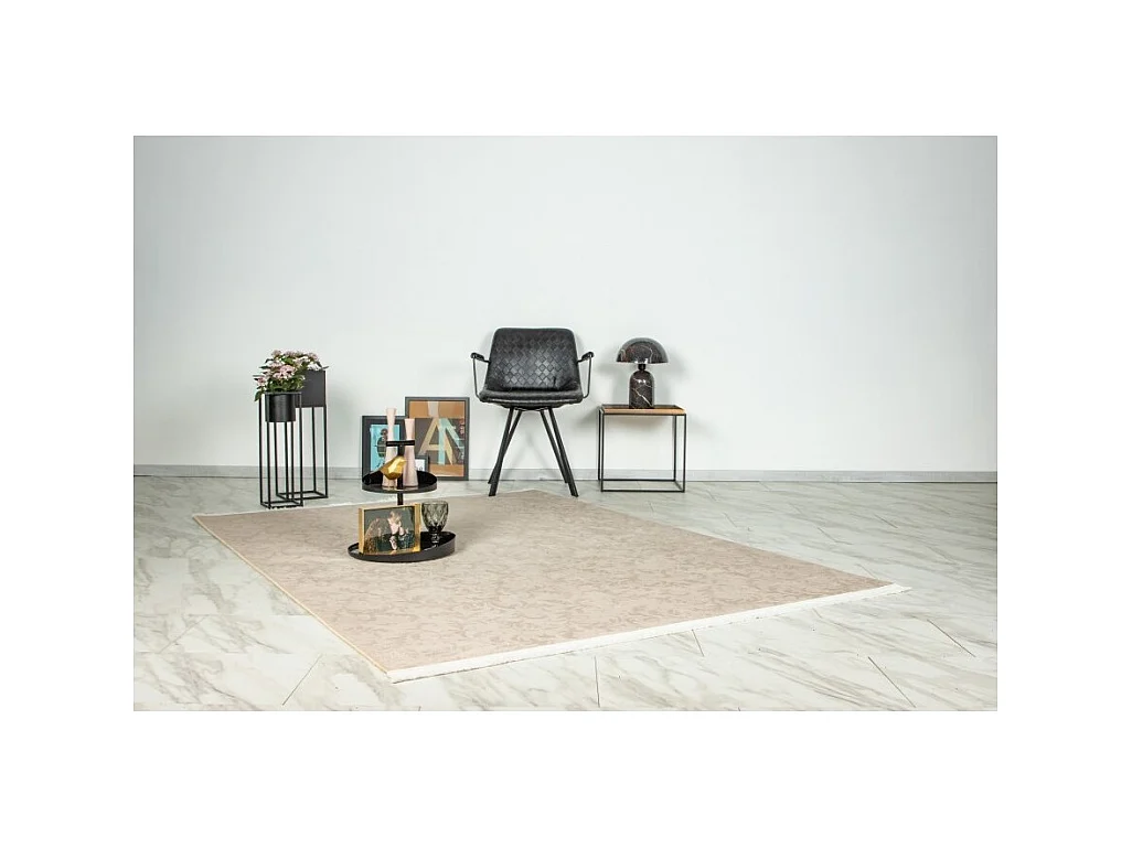 Teppich 140x80cm, Design D112A in Taupefarbe - Komfort und Eleganz für Ihr Interieur