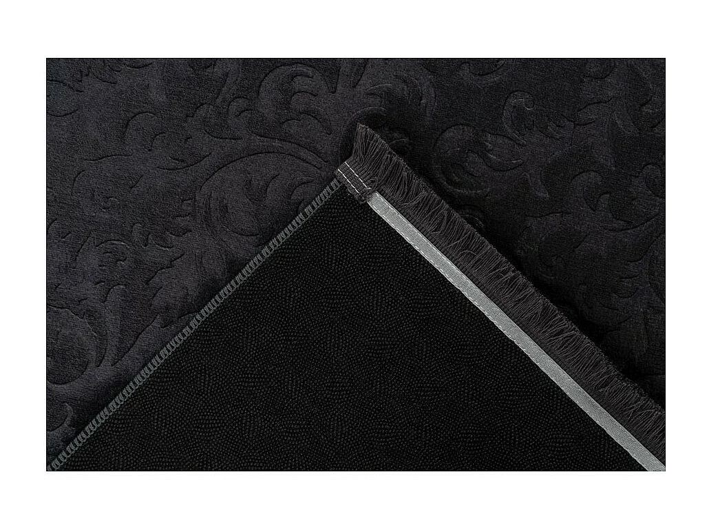 Teppich 160x120cm, Design D112A in Graphitfarbe - Komfort und Eleganz für Ihr Interieur