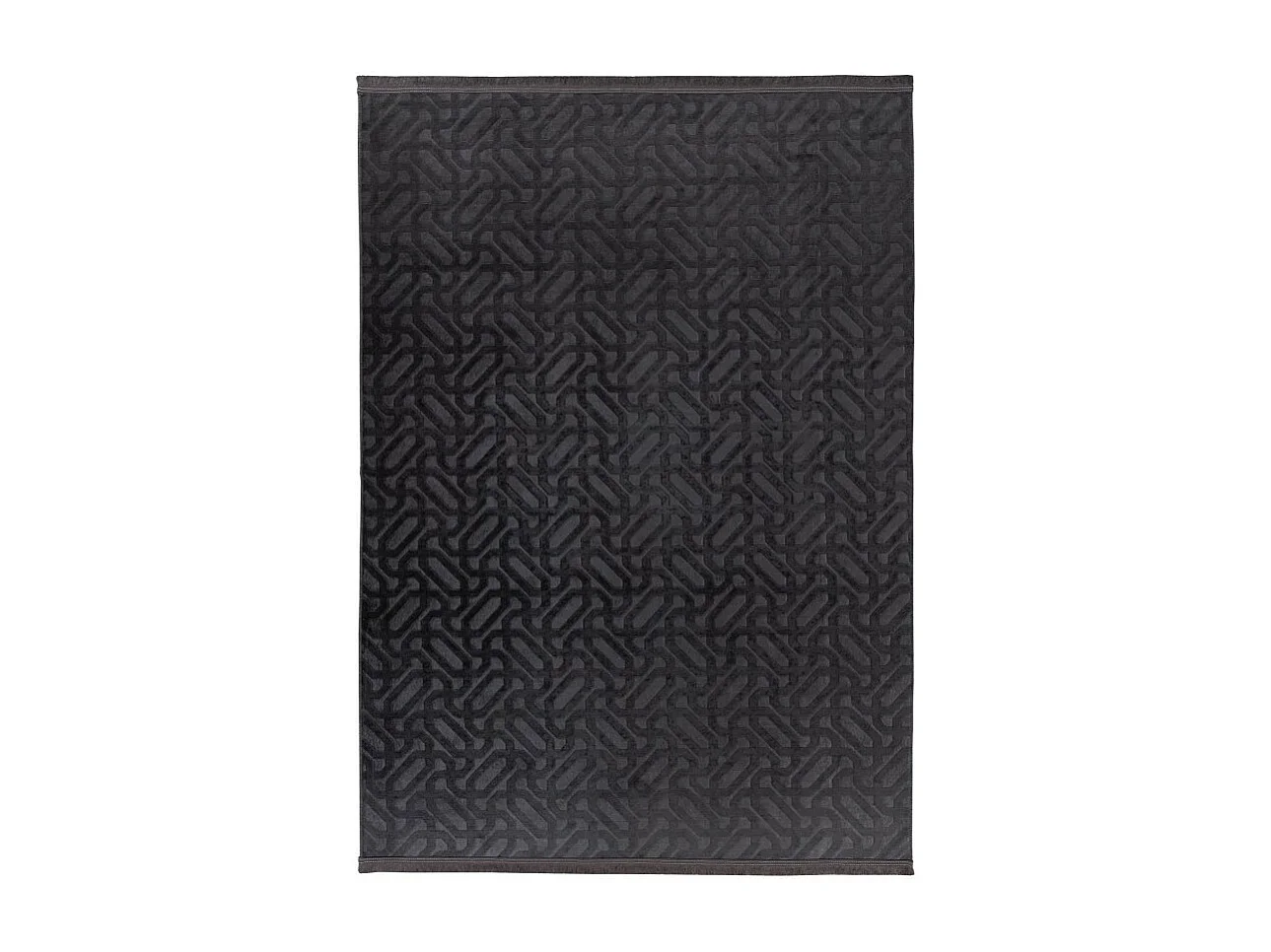 Tapete 160x120cm, design D012A na cor grafite - Conforto e elegância para o seu interior.