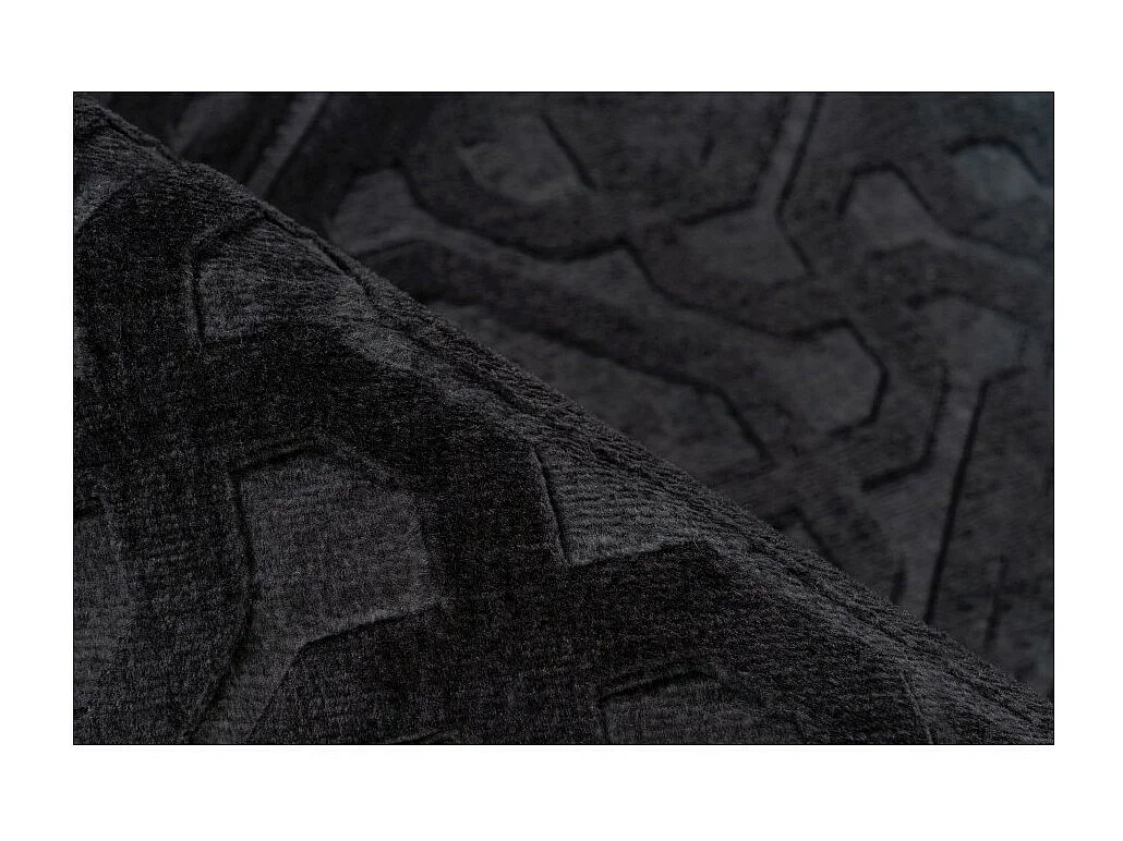 Tapis 160x120cm, design D012A coloris graphite - Confort et élégance pour votre intérieur