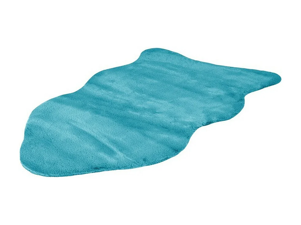 Tapete 90x60cm, design C005Y na cor azul - Conforto e elegância para o seu interior.