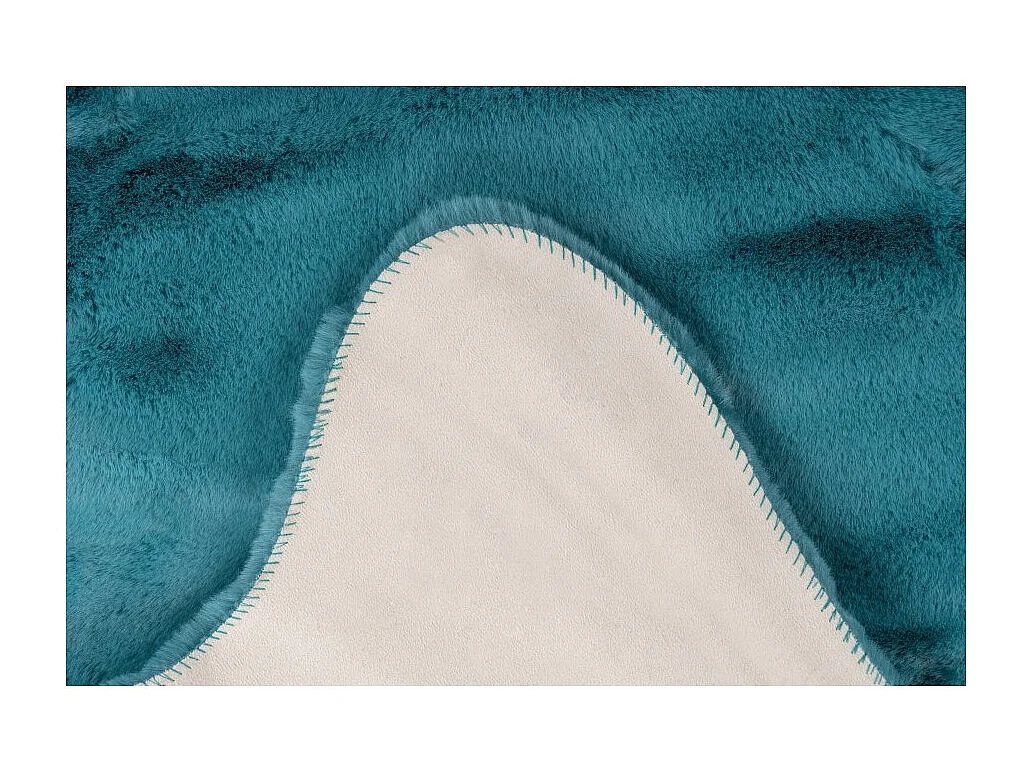 Tapis 90x60cm, design C005Y coloris bleu - Confort et élégance pour votre intérieur