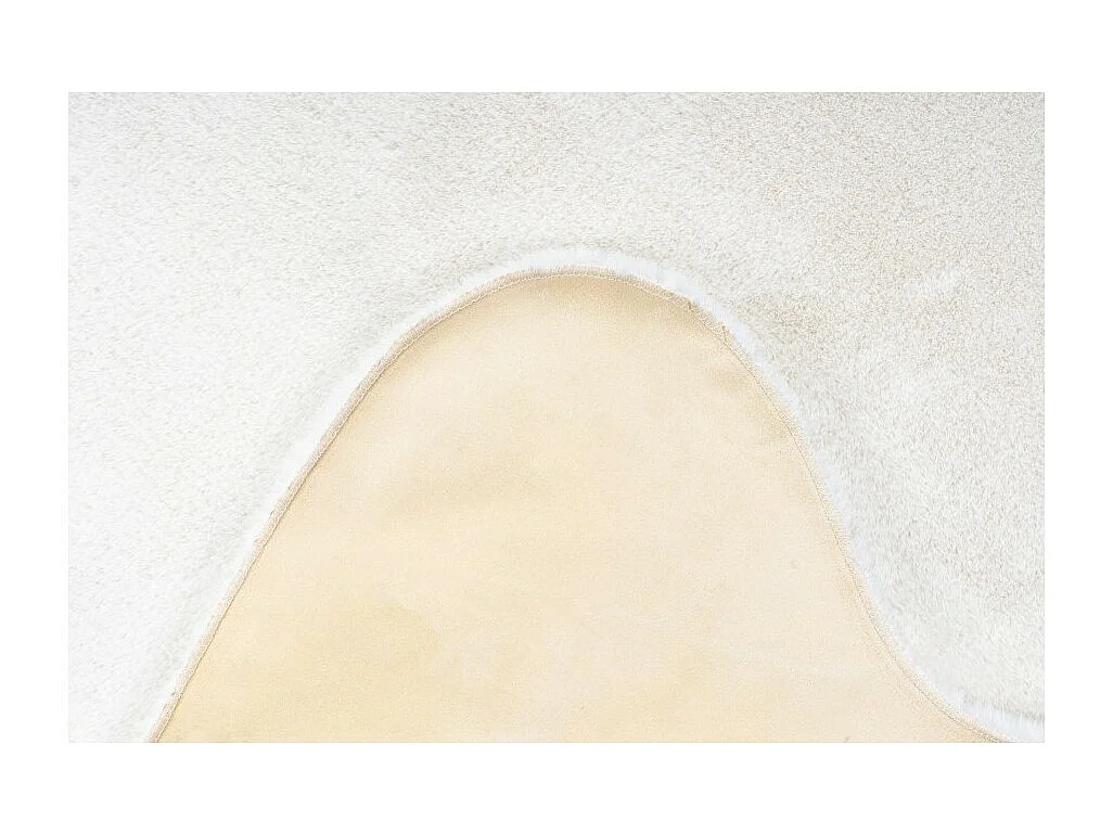 Tapis 90x60cm, design C005Y coloris ivoire - Confort et élégance pour votre intérieur