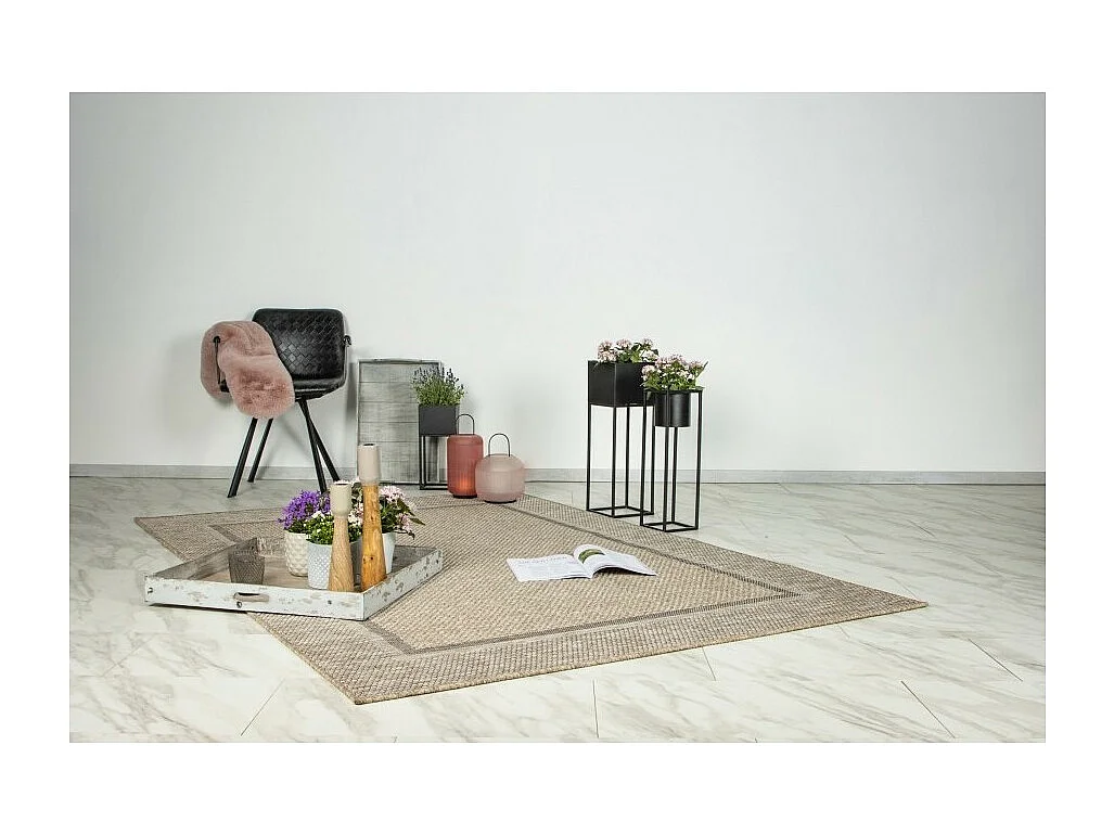 Teppich 170x120cm, Design C503A in Naturfarben - Komfort und Eleganz für Ihr Interieur