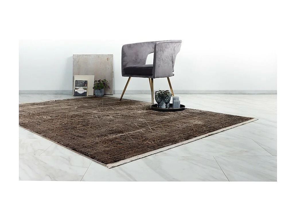 Tapete 230x160cm, design C109E na cor cinza - Conforto e elegância para o seu interior