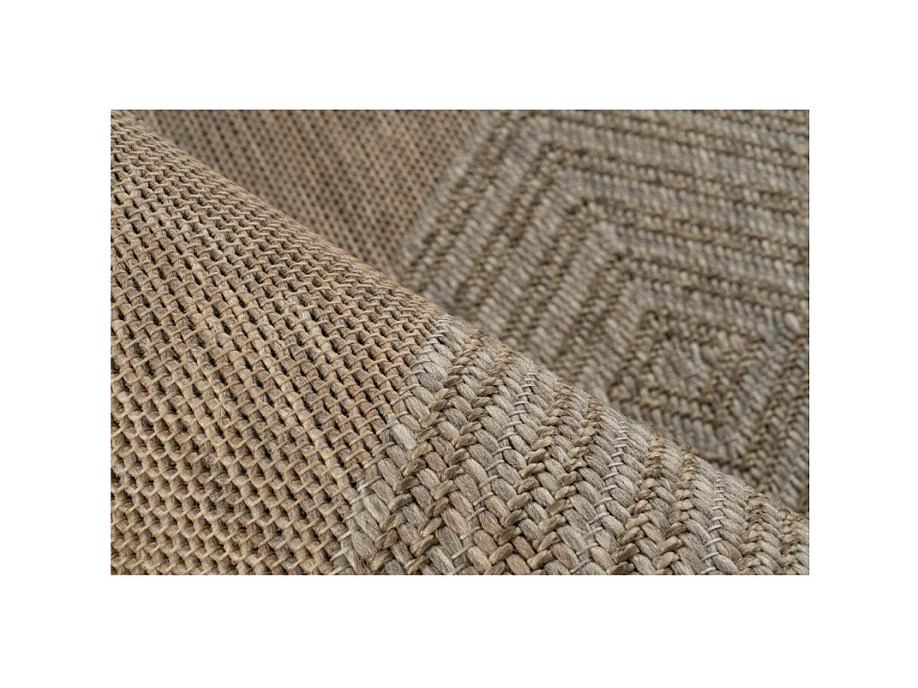 Teppich 150x80cm, Design C403A in Naturfarben - Komfort und Eleganz für Ihr Interieur