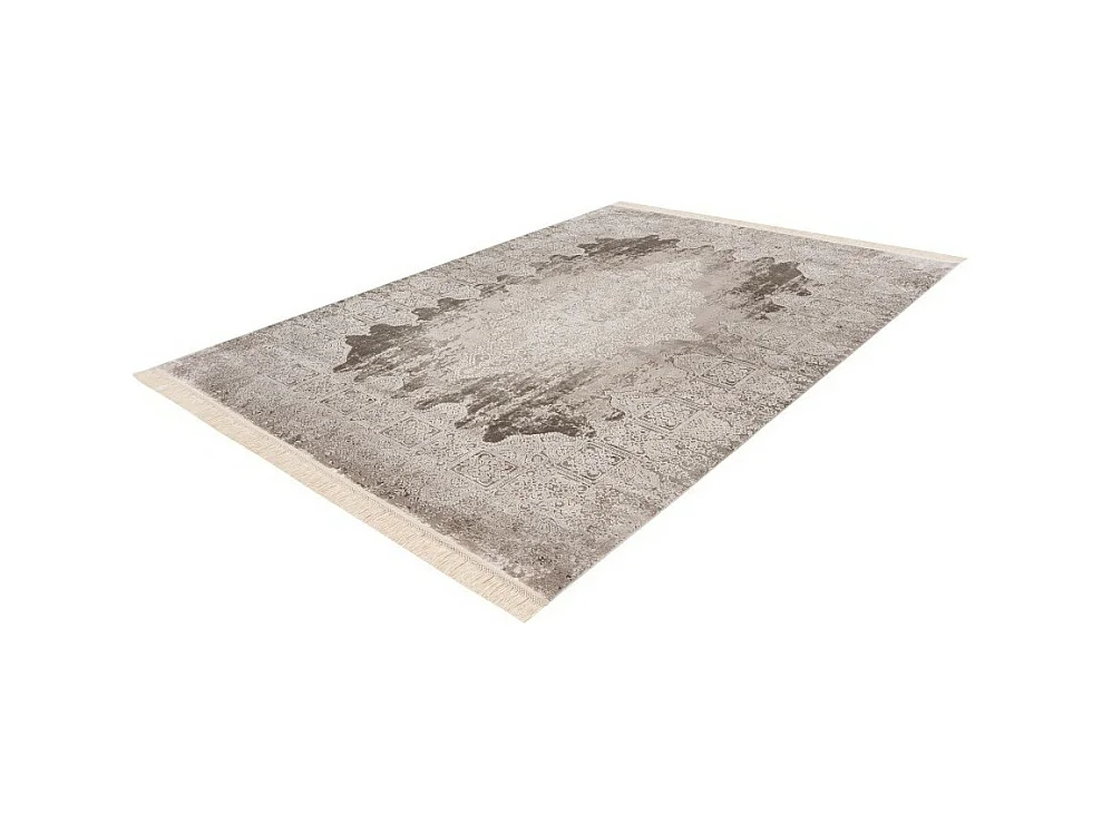 Tapis Pierre Cardin 170x120cm, design E109E coloris argent - Confort et élégance pour votre intérieur