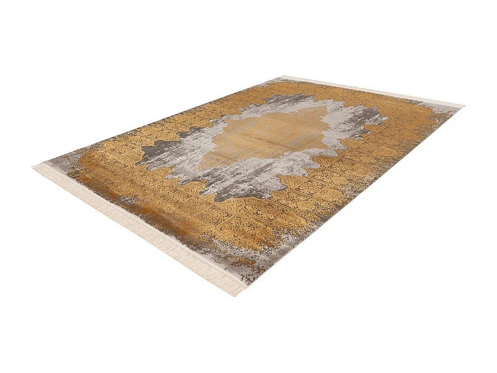 Tapete 290x200cm, design E109E na cor dourada - Conforto e elegância para o seu interior